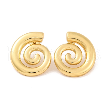 Brass Stud Earrings for Women EJEW-U015-13G-02-1