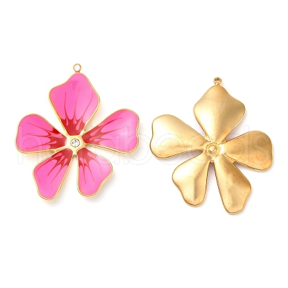 304 Stainless Steel Enamel Pendants X-STAS-K256-15G-01-1