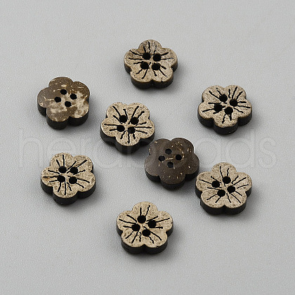 4-Hole Coconut Buttons BUTT-H002-01-1