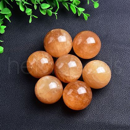 Natural Dyed & Heated Calcite Crystal Ball PW-WG40351-01-1-1