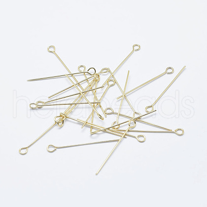 Brass Eye Pin KK-G331-09-0.7x20-NF-1