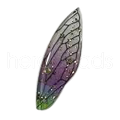 Transparent Resin Big Pendants RESI-TAC0005-022A-15-1