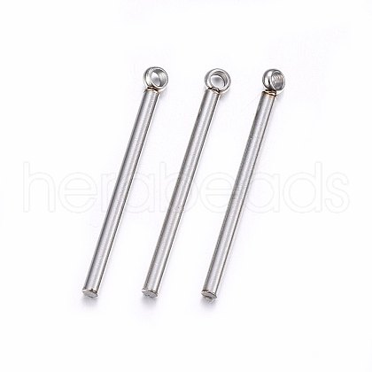 Tarnish Resistant 201 Stainless Steel Pendants STAS-F174-03P-C-1