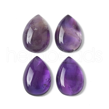 Natural Amethyst Cabochons G-Z075-03-1