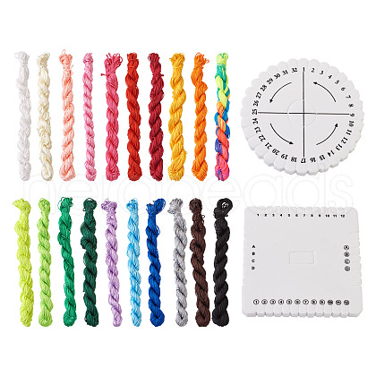 Cheriswelry Bracelet Knitting Tray TOOL-CW0001-02-1