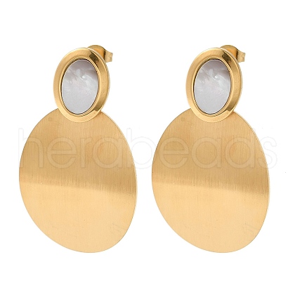 Stainless Steel Stud Earrings for Women EJEW-C110-05G-1