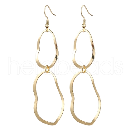 Brass Dangle Earrings EJEW-JE06182-1