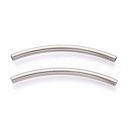 304 Stainless Steel Tube Beads STAS-T065-19P-1