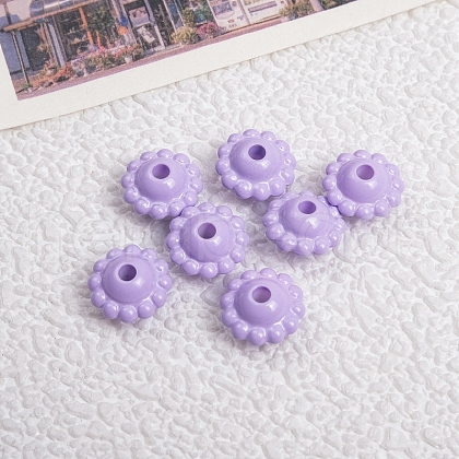 Opaque Acrylic Beads PW-WG77334-12-1