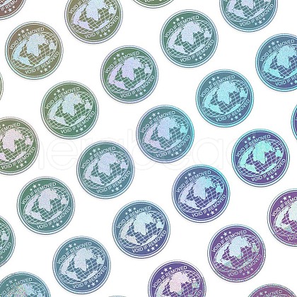 PET Waterproof Self Adhesive Laser Sticker STIC-WH0028-012-1