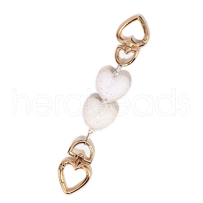 Heart Alloy Bag Extender Chains PW-WG08B98-07-1