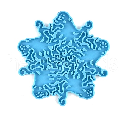 DIY Christmas Snowflake Pendant Food Grade Silicone Molds XMAS-PW0001-011A-1