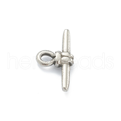 Non-Tarnish 304 Stainless Steel Toggle Clasps STAS-H216-53P-1