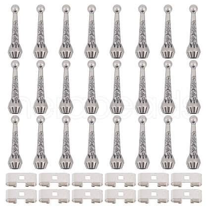 CHGCRAFT DIY Bolo Tie Making Finding Kit FIND-CA0008-99-1