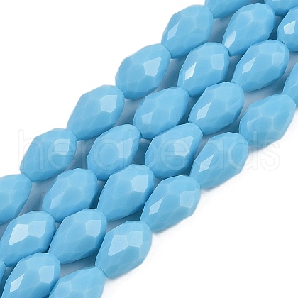 Opaque Solid Color Beads Strands EGLA-N013-P6mm-D10-1