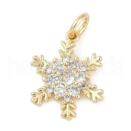 Rack Plating Brass Micro Pave Cubic Zirconia Pendants KK-H509-12G-01-1
