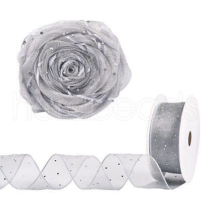 9M Polyester Rhinestone Ribbon OCOR-TAC0015-19D-1