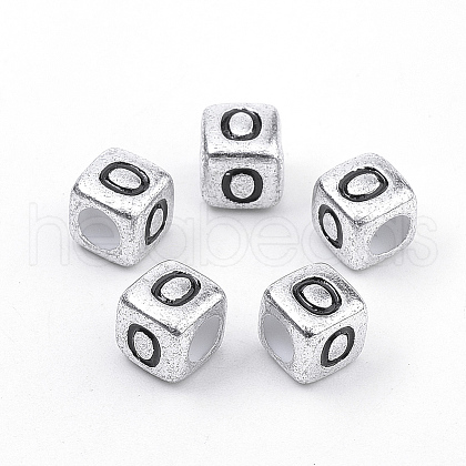 Plated Acrylic Beads PB43C9308-O-1