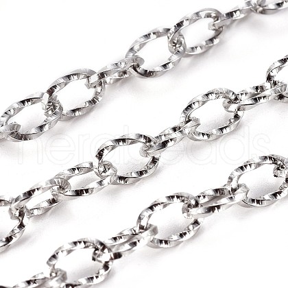 Tarnish Resistant 304 Stainless Steel Cable Chains CHS-L019-02P-1