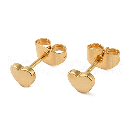 Brass Earrings EJEW-O003-01G-G-1