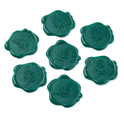 CRASPIRE 100Pcs Adhesive Wax Seal Stickers DIY-CP0009-47C-1