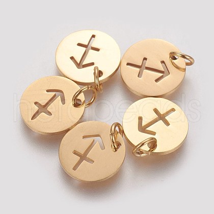 Ion Plating(IP) 304 Stainless Steel Pendants A-STAS-Q201-T445-9G-1