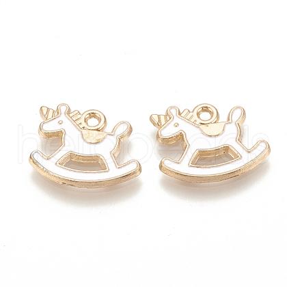 Alloy Enamel Pendants X-ENAM-S115-040E-1