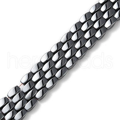 Non-Magnetic Synthetic Hematite Beads Strands X-IM601-6x12-1