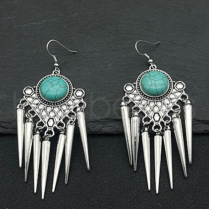 Ethnic Style Alloy Tassel Dangle Earrings WV5969-2-1