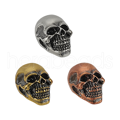 3Pcs 3 Colors Brass Beads KK-FG0001-21-1