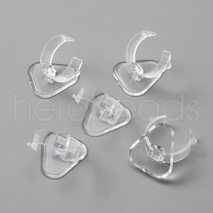 Mini Plastic Single Ring Display Stands RDIS-WH0004-12-1