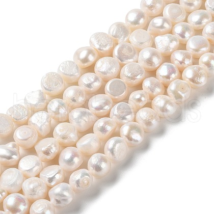 Natural Cultured Freshwater Pearl Beads Strands PEAR-E018-71-1