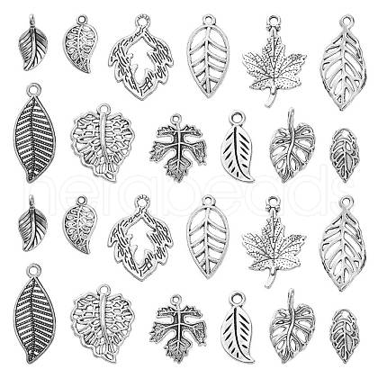 120Pcs 12 Styles Tibetan Style Pendants TIBEP-CJ0002-30-1