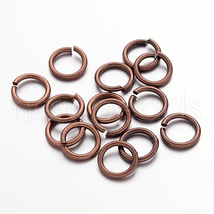 Open Jump Rings Brass Jump Rings JRC7MM-R-1