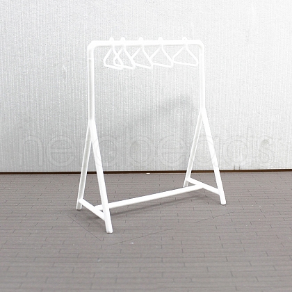Plastic Clothing Hanger Miniature Ornaments PW-WG69A01-02-1
