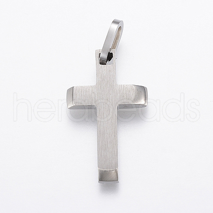 Tarnish Resistant 304 Stainless Steel Pendants STAS-F157-03P-1