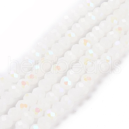 Electroplate Glass Beads Strands EGLA-A034-J8mm-L08-1