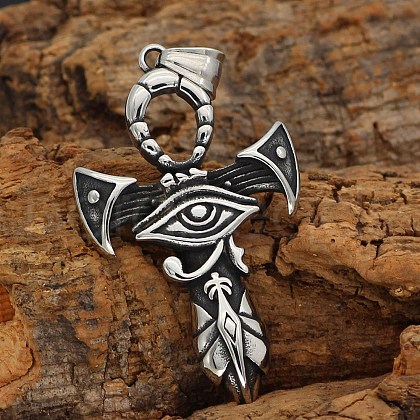 Tibetan Style Alloy Pendants FIND-H018-01AS-1