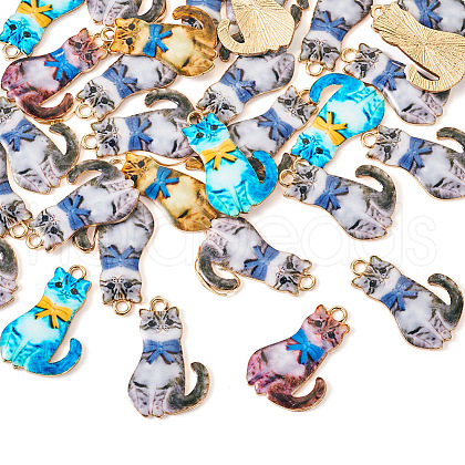 Alloy Enamel Pendants FIND-TAC0008-73KCG-01-1