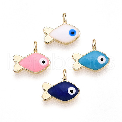 Alloy Enamel Charms ENAM-T020-108-1