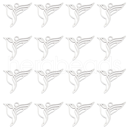 Unicraftale 16Pcs 201 Stainless Steel Pendants STAS-UN0060-07-1