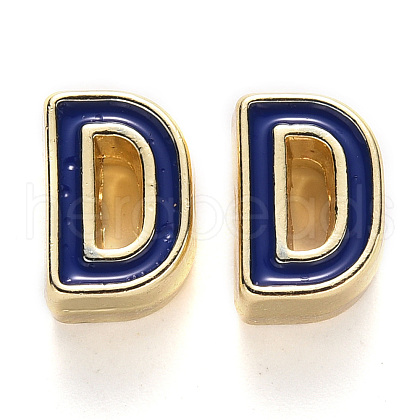 Rack Plating Alloy Enamel Beads ENAM-S122-033D-NR-1