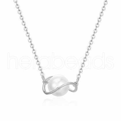 Pearl Pendant Necklaces UB6498-2-1