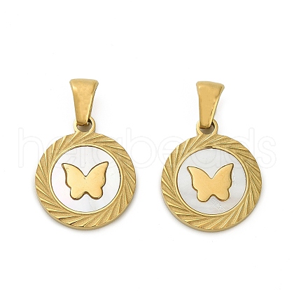 304 Stainless Steel Pendants STAS-A118-02B-G-1