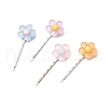 Resin Flower Hair Bobby Pins PHAR-JH00133-2