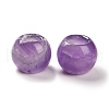 Natural Amethyst European Beads X-G-R488-01Q-2