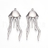 304 Stainless Steel Pendants STAS-T064-63P-1