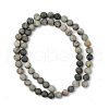 Natural Green Jasper Beads Strands G-S369-008B-A-2