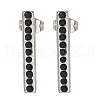 304 Stainless Steel Stud Earrings EJEW-F361-05P-2