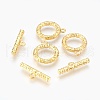 Alloy Ring Toggle Clasps PALLOY-J577-19G-2